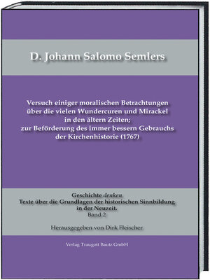 cover image of D. Johann Salomo Semlers